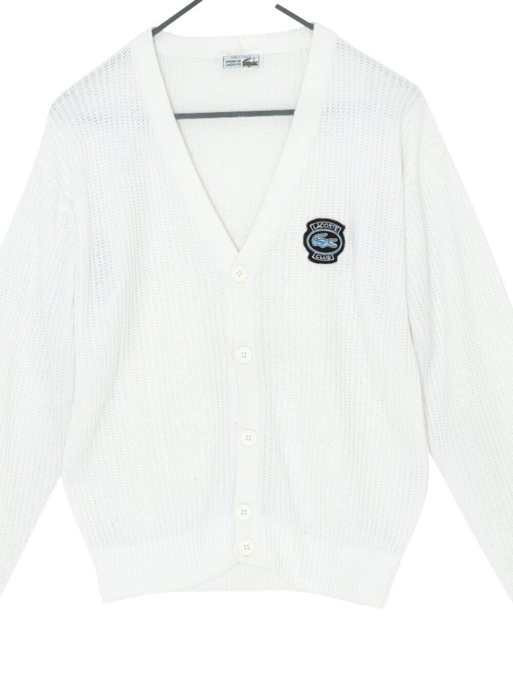 1978–1985, French Athleisure Cardigan with Club Insignia